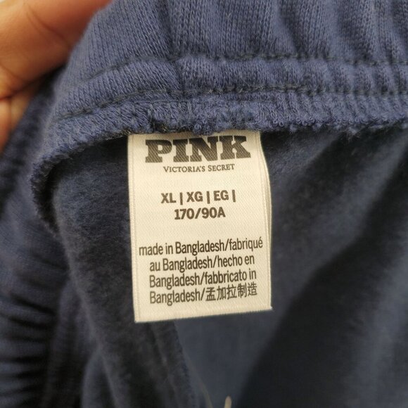 Victoria's Secret PINK Ivy Fleece Straight Leg Sweatpants Women Size XL NWT - Picture 7 of 15